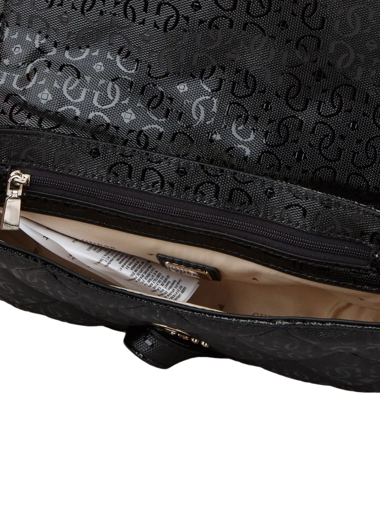 Guess Crossbody Bag — Black Polyurethane