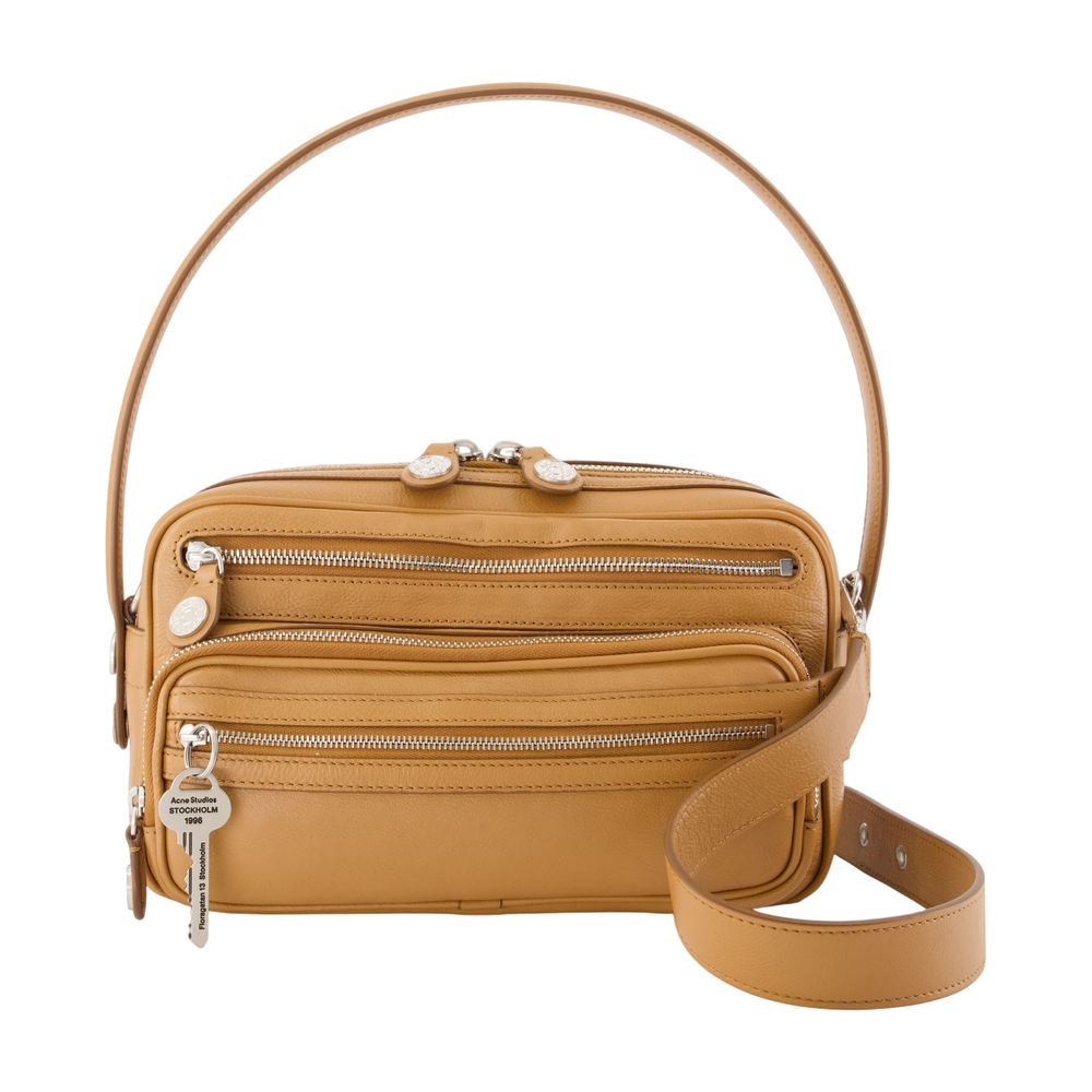 Acne Studios Shoulder Bag — Brown Calfskin