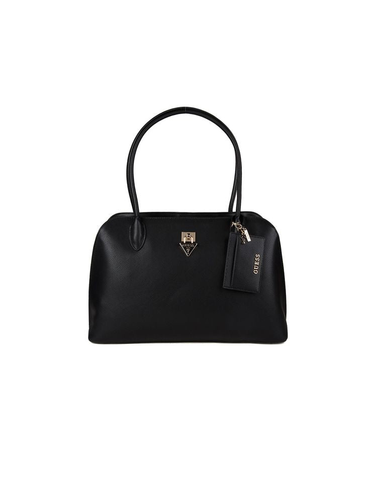 Guess Tote Bag — Black Polyurethane