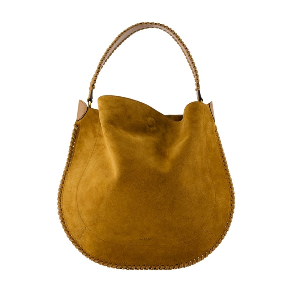 Isabel Marant Oskan Shoulder Bag — Brown Calfskin