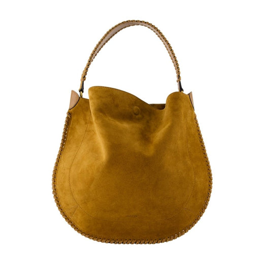 Isabel Marant Oskan Shoulder Bag — Brown Calfskin