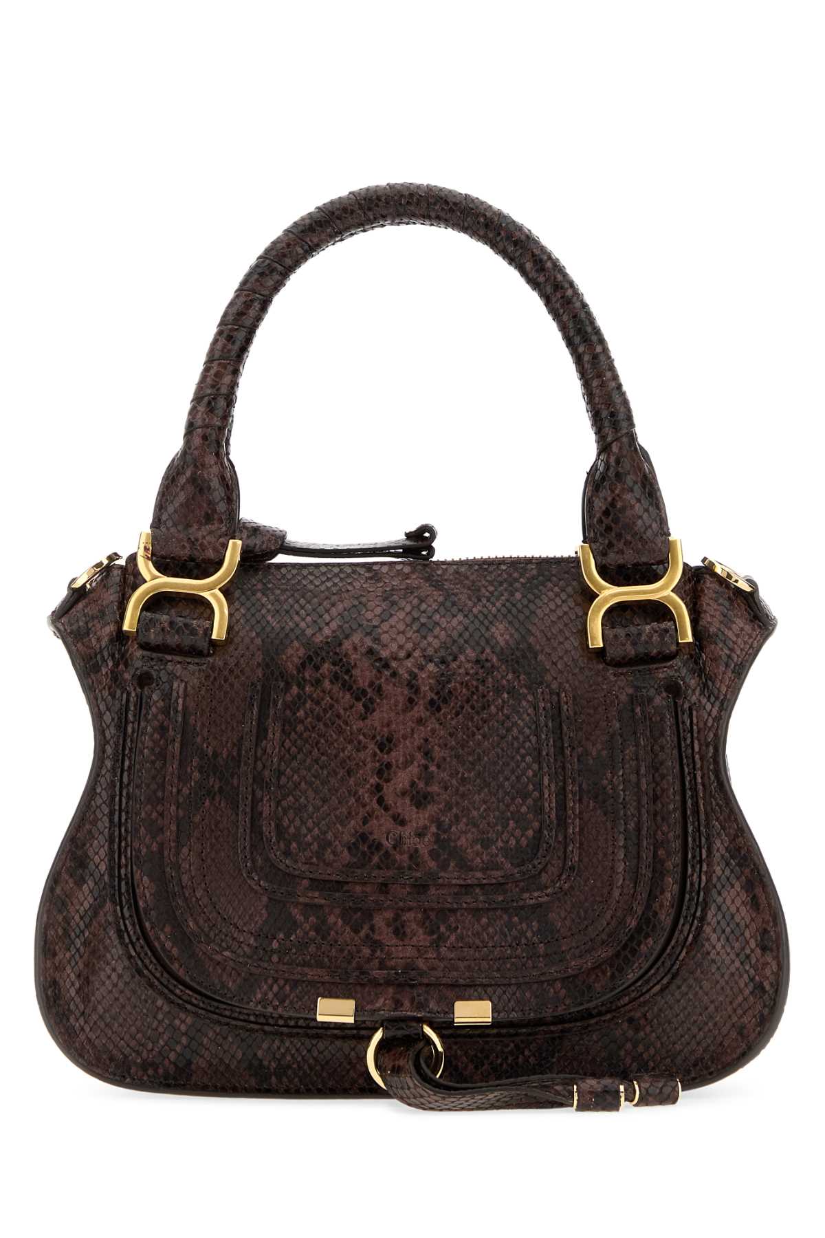 Chloé Marcie Shoulder Bag — Brown