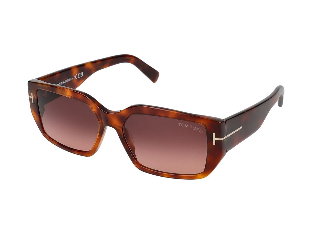 Tom Ford Ft0989 Tortoiseshell Injected Acetate Sunglasses — Brown