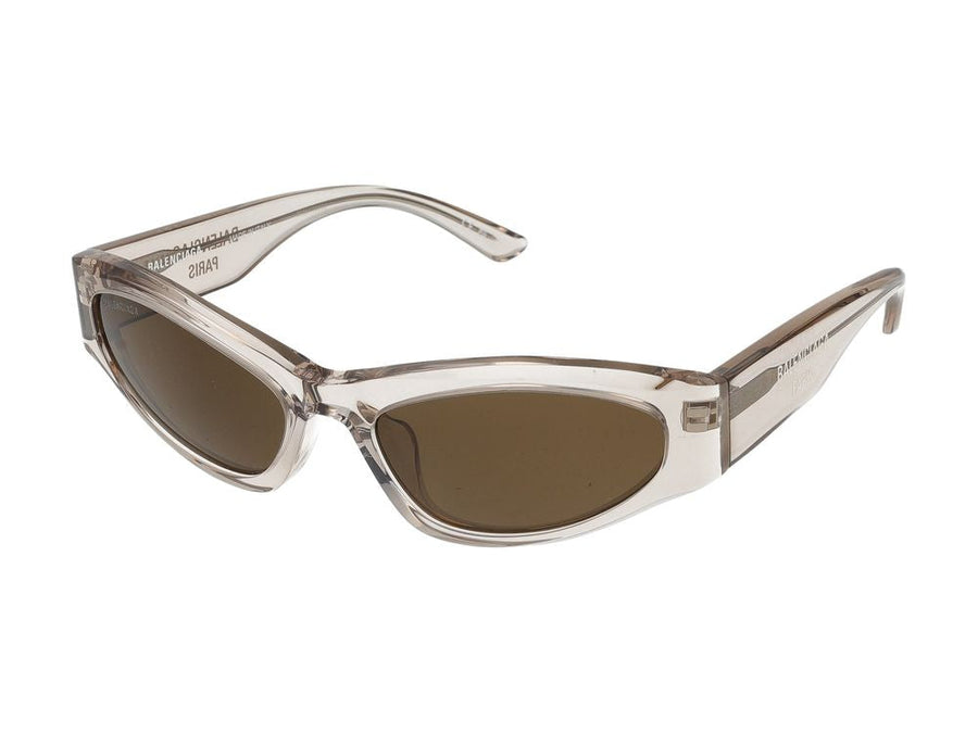 Balenciaga Bb0387s Acetate Cat-Eye Sunglasses — Beige