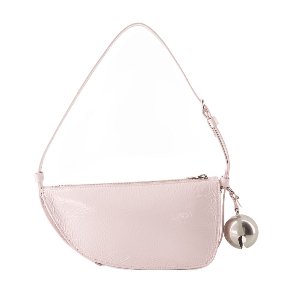 Burberry Shield Sling Mini Shoulder Bag — Pink Lambskin
