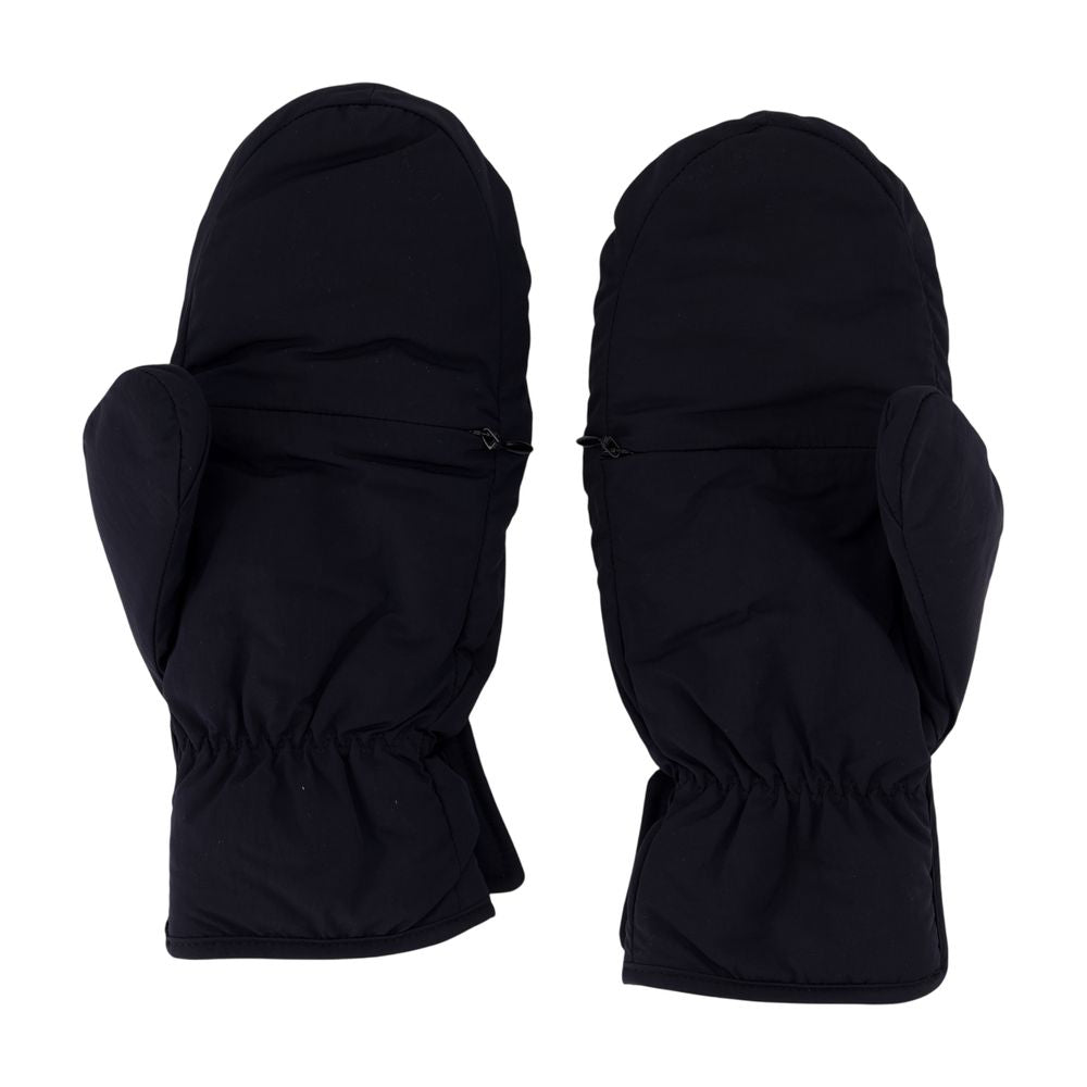 Y-3 Synthetic Mittens Gloves — Black