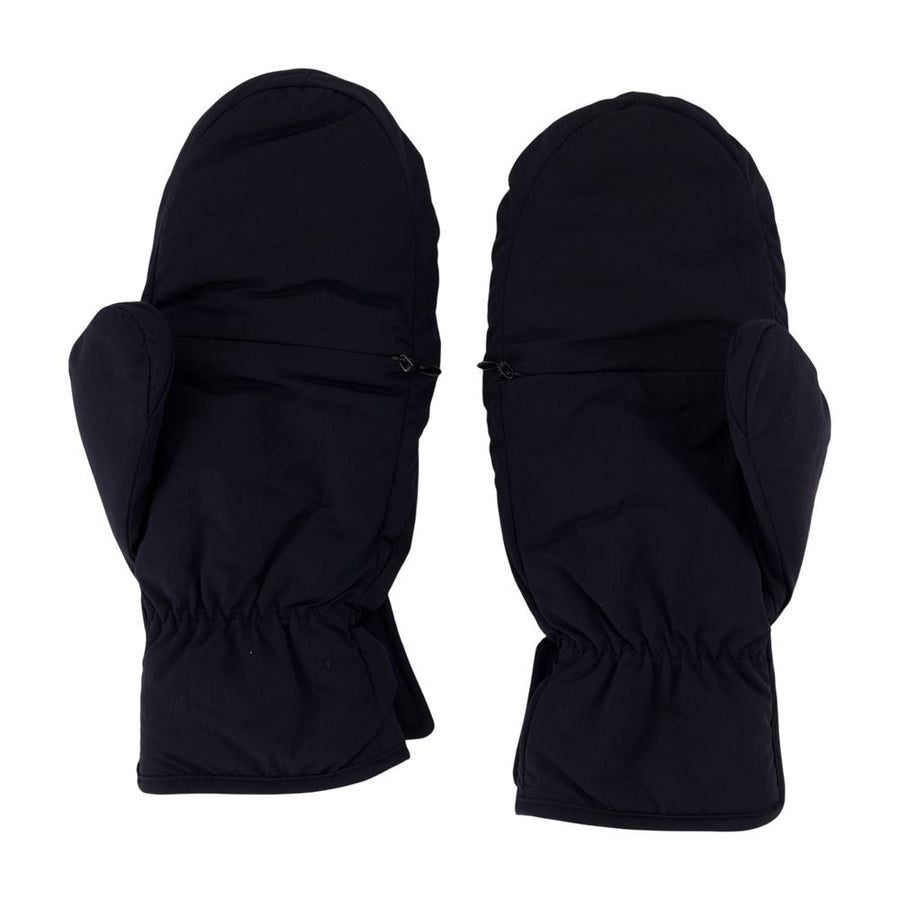Y-3 Synthetic Mittens Gloves — Black