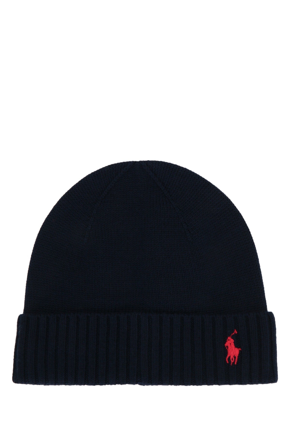 Polo Ralph Lauren Jr Hat-Headwear-Hat Ribbed Knit Beanie — Navy Beanies