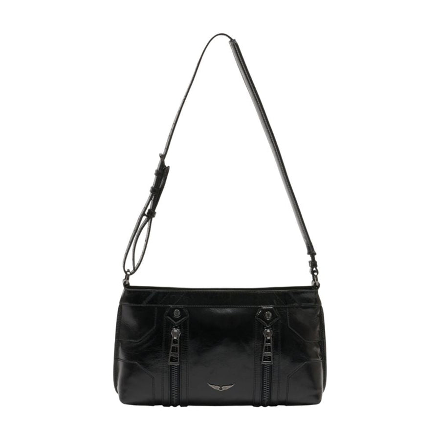 Zadig & Voltaire Sunny Moody Crossbody Bag — Black Calfskin