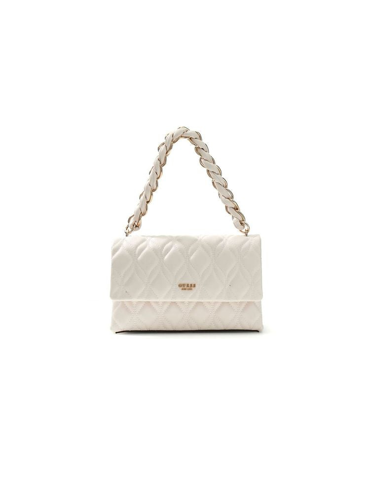 Guess Crossbody Bag — White Polyurethane