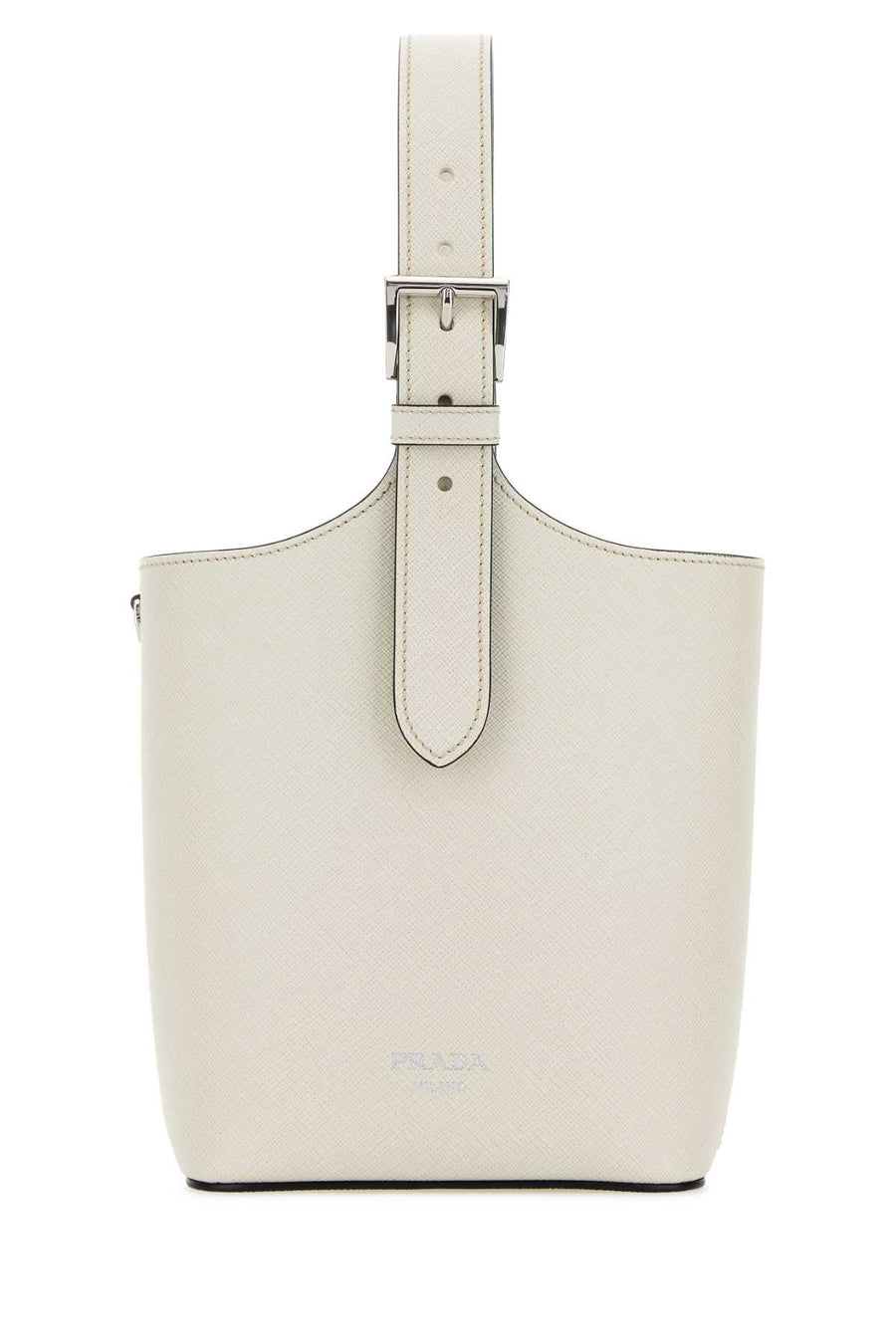 Prada Saffiano Leather Shoulder Bag — White