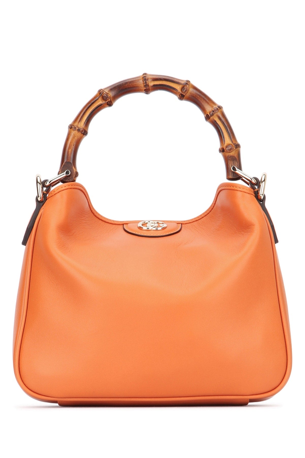 Gucci With Shoulder Bag — Orange Calf Skin