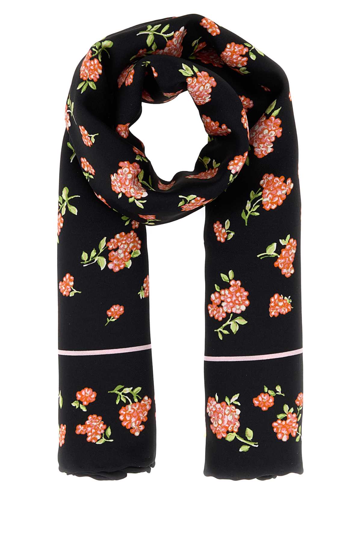 Valentino Garavani Shawls Scarf — Black Exterior: Silk Scarfs
