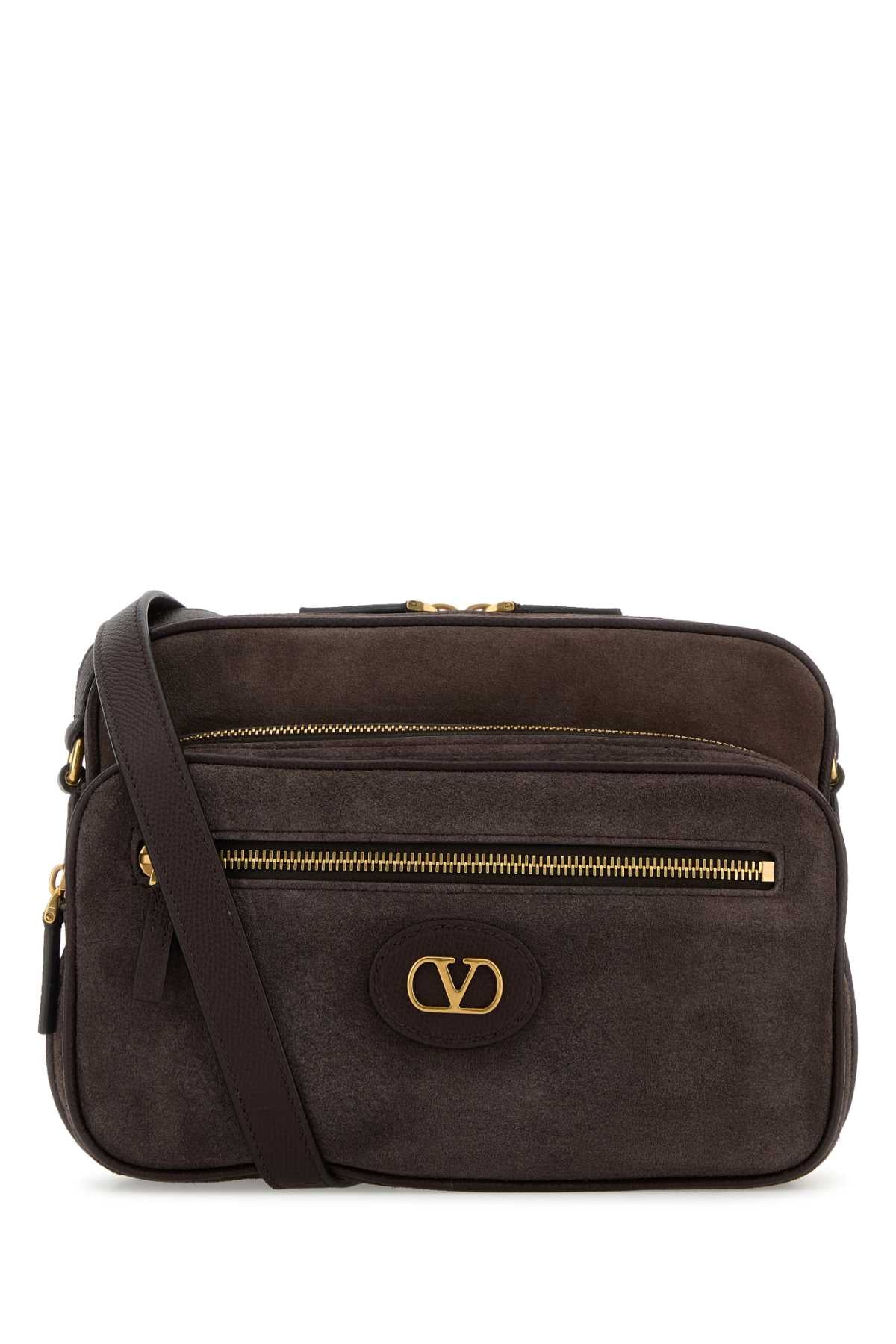 Valentino Garavani Case Crossbody Bag — Brown Cowhide - Bos Taurus