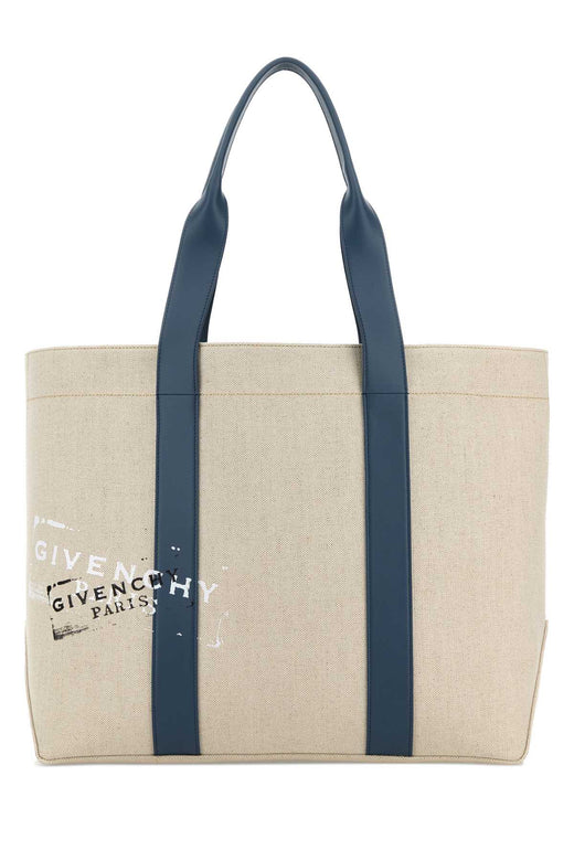 Givenchy Paris Tote Bag — Beige Exterior: Cotton Linen
