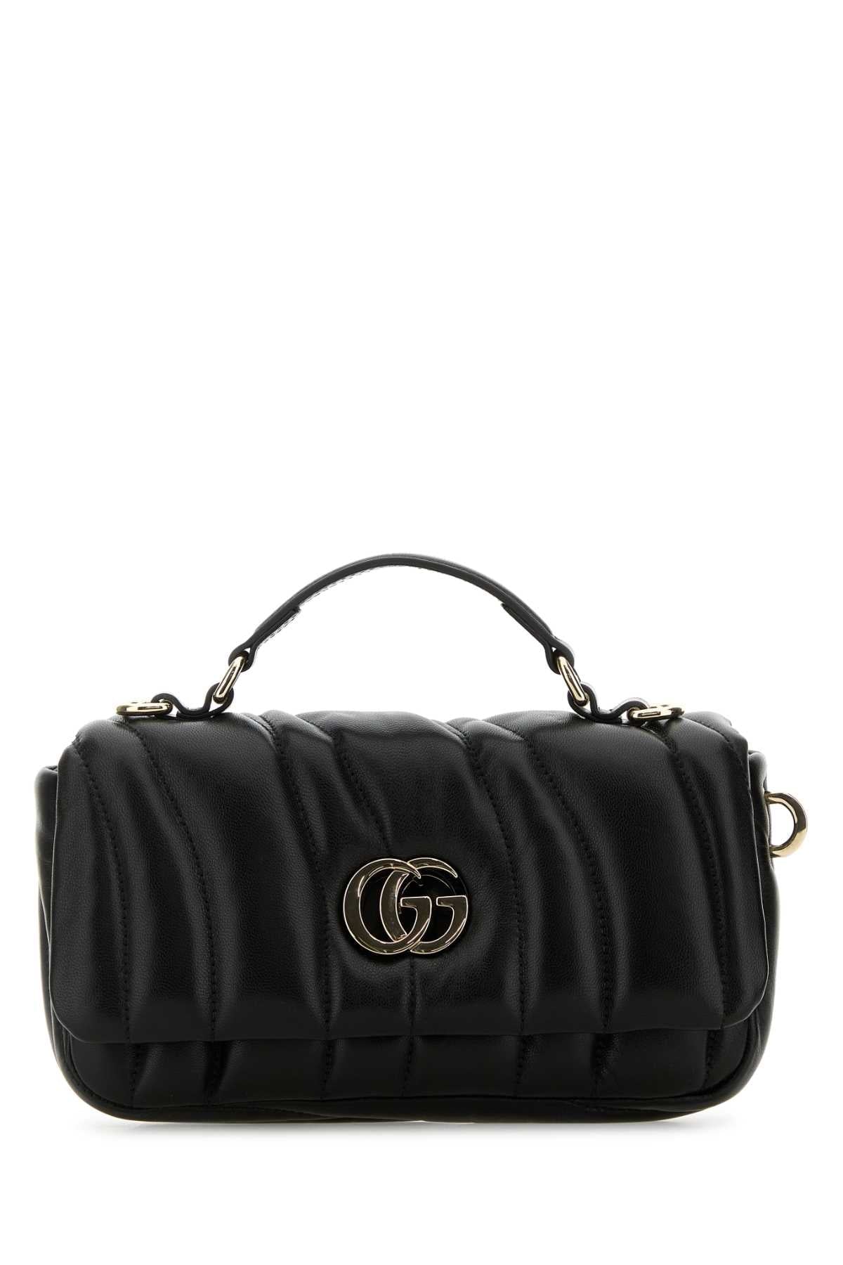 Gucci Milano Top Handle Bag — Black