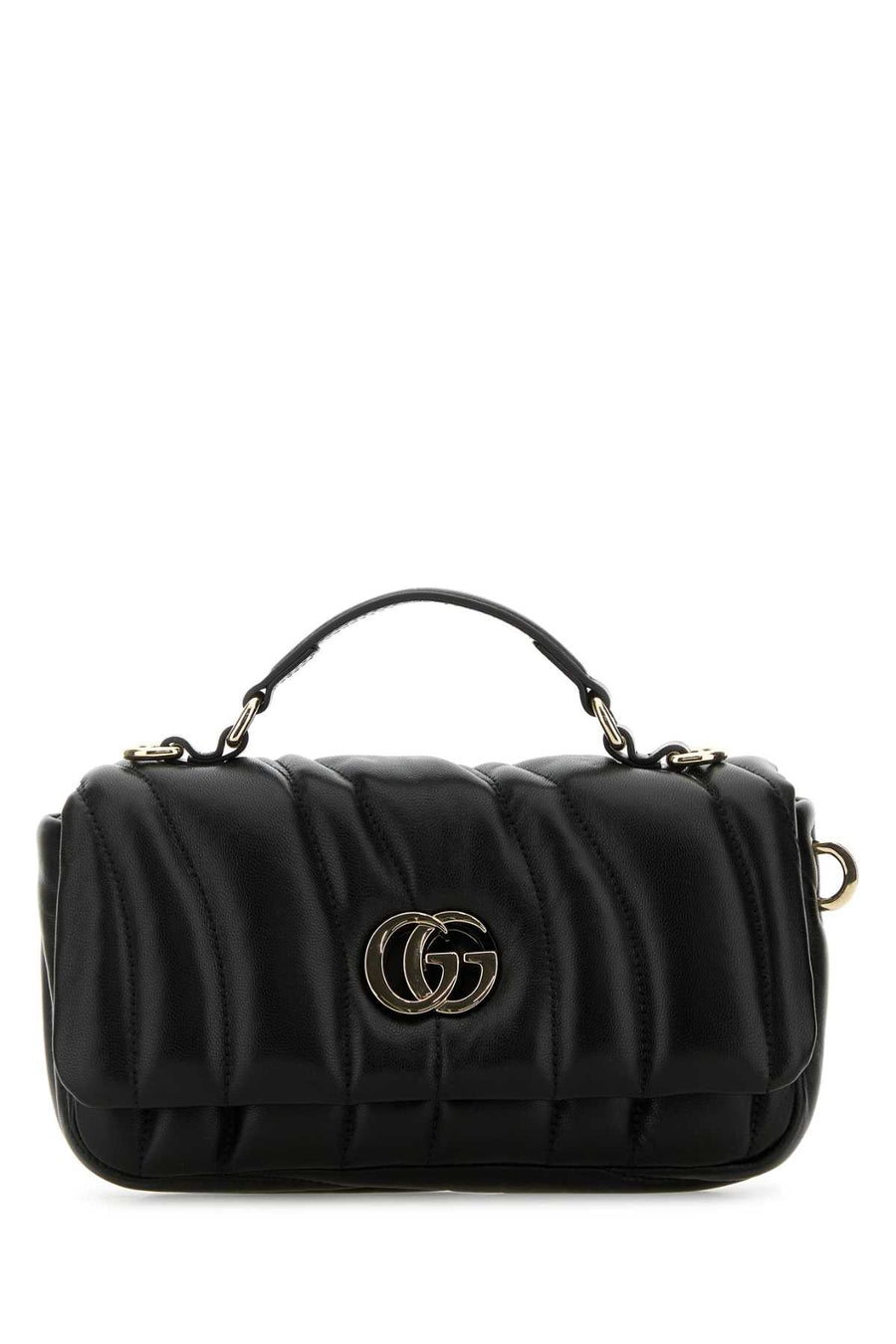 Gucci Milano Top Handle Bag — Black