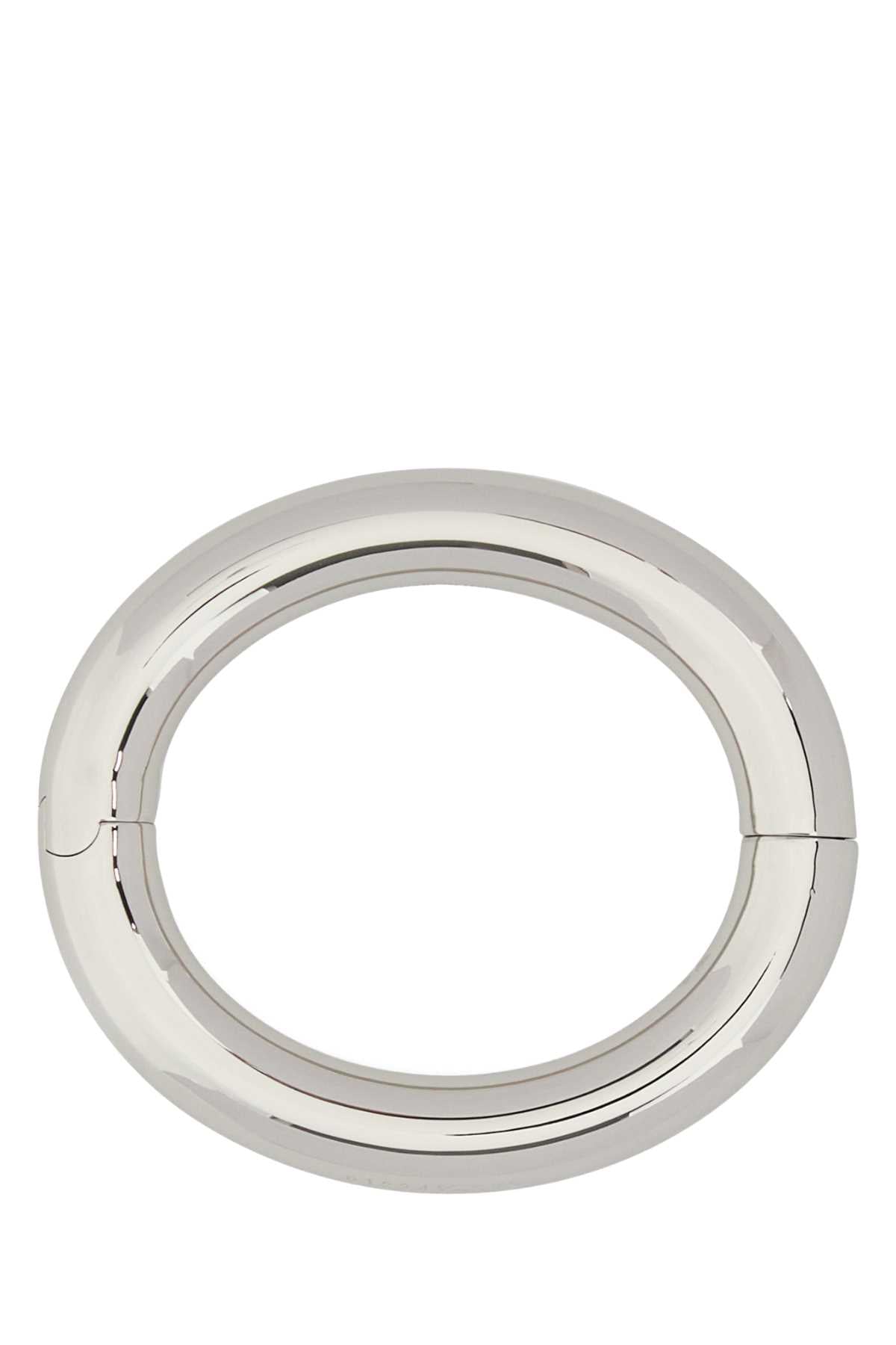 Mm6 Maison Margiela Polished Metal Bracelet — Silver Bracelets