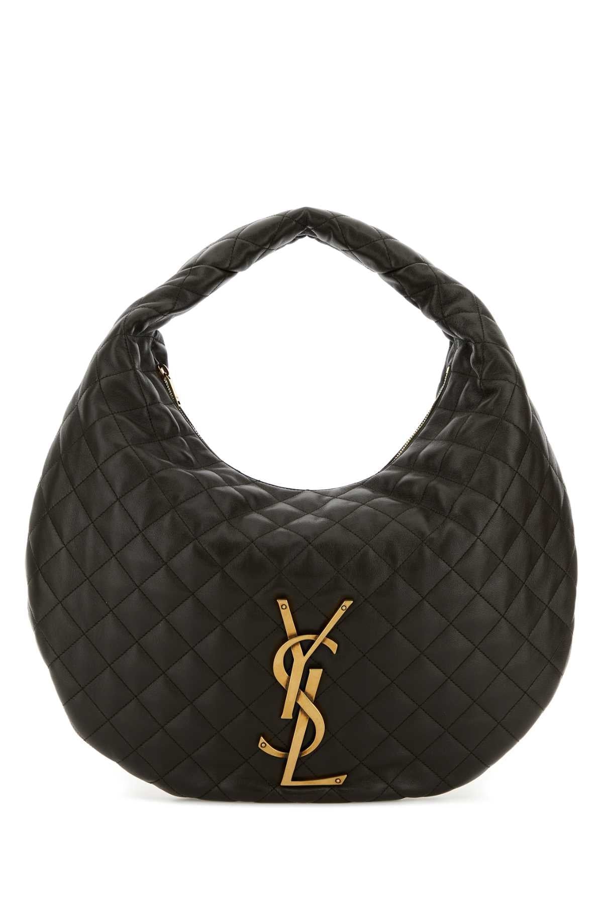 Saint Laurent Icare Hobo Bag — Black