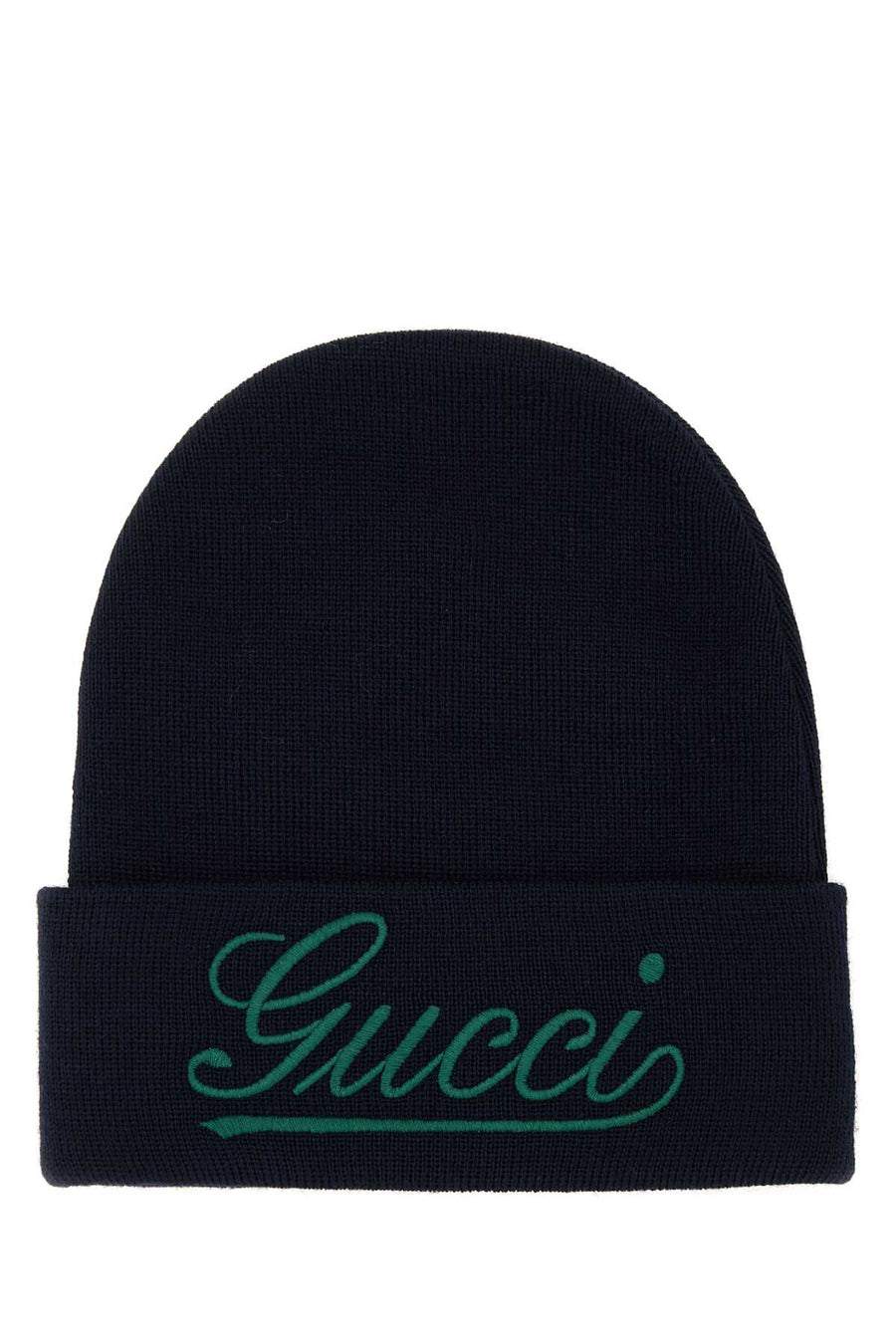 Gucci Hat Beanie — Navy Exterior: Wool Beanies
