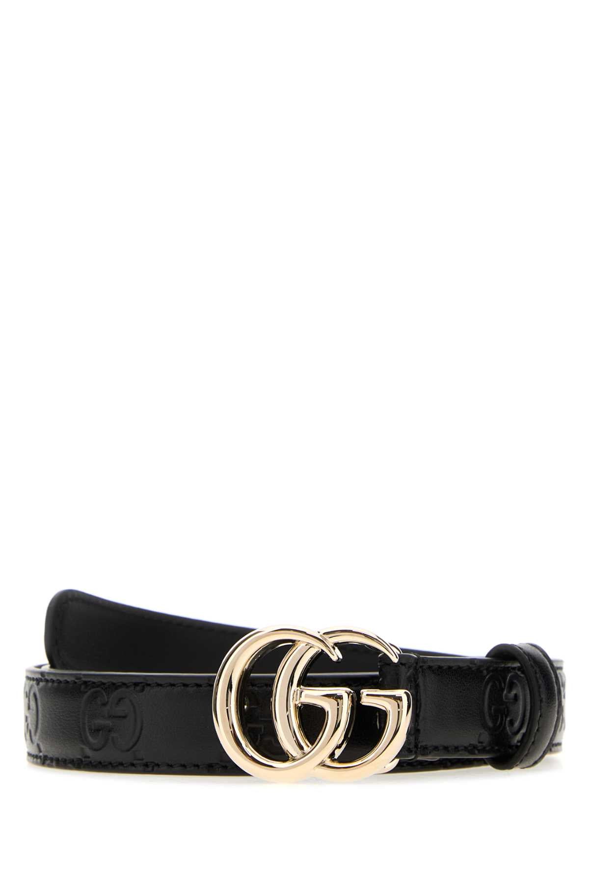 Gucci Gg Marmont Belt — Black