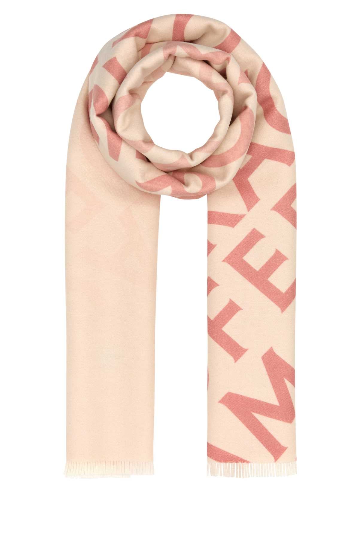 Ferragamo Reversible Wool Blend Scarf — Beige Exterior: Cashmere Scarfs