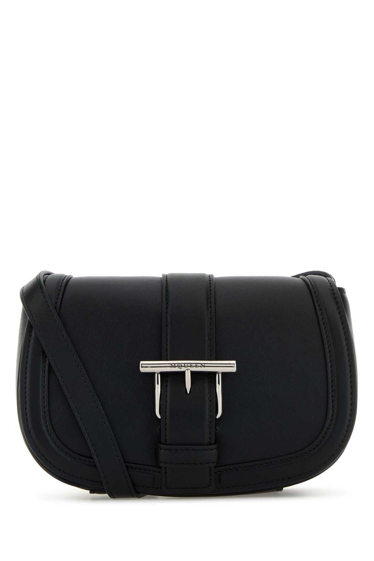 Alexander Mcqueen Satchel Mini Bag — Black T-bar