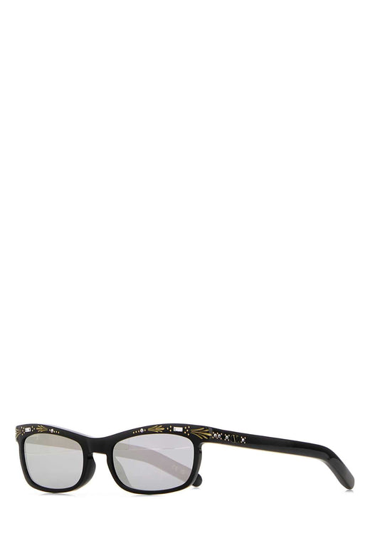 Valentino Garavani Sunglass Black Acetate Sunglasses —