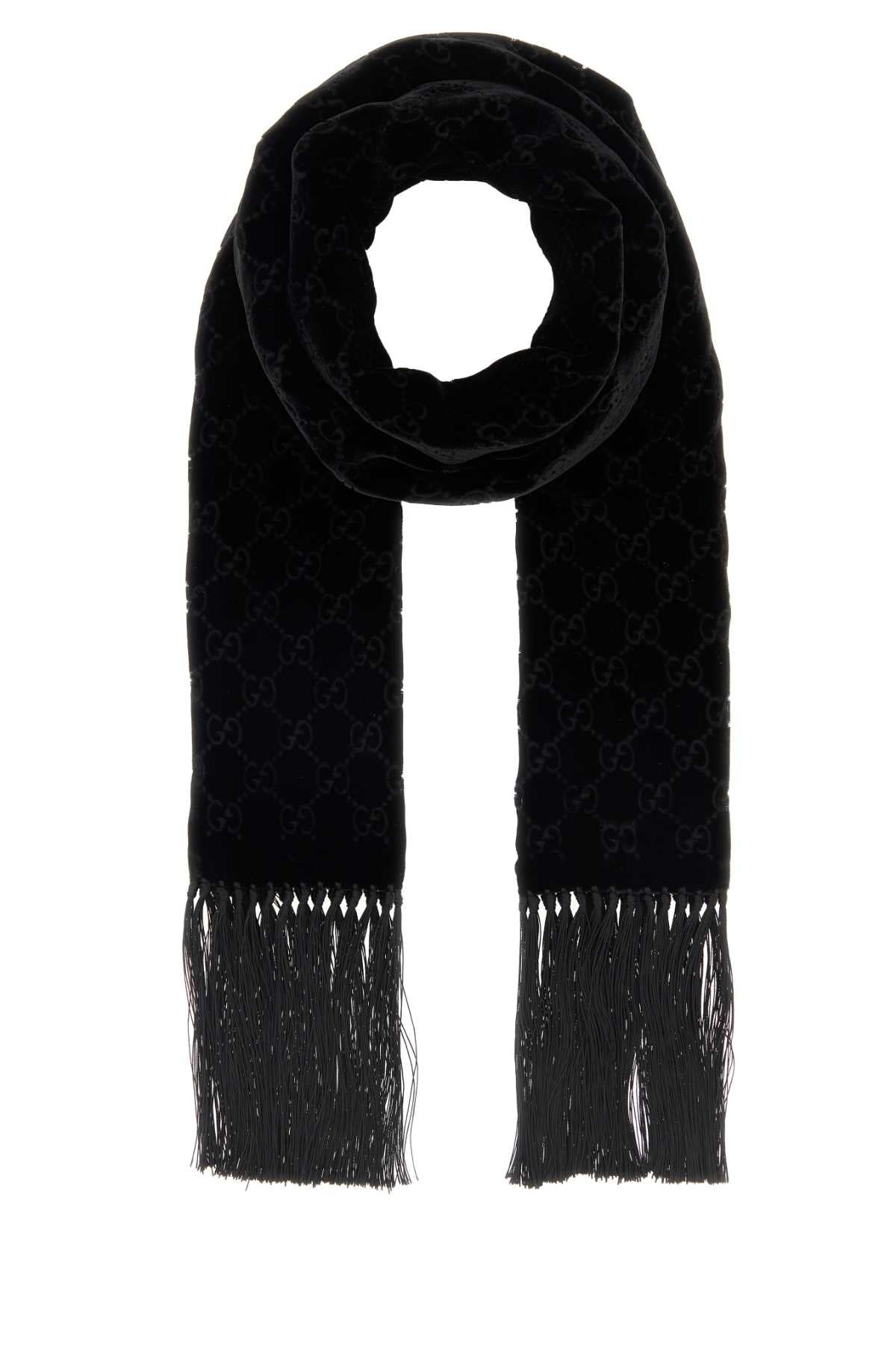 Gucci Velvy Scarf — Black Scarfs