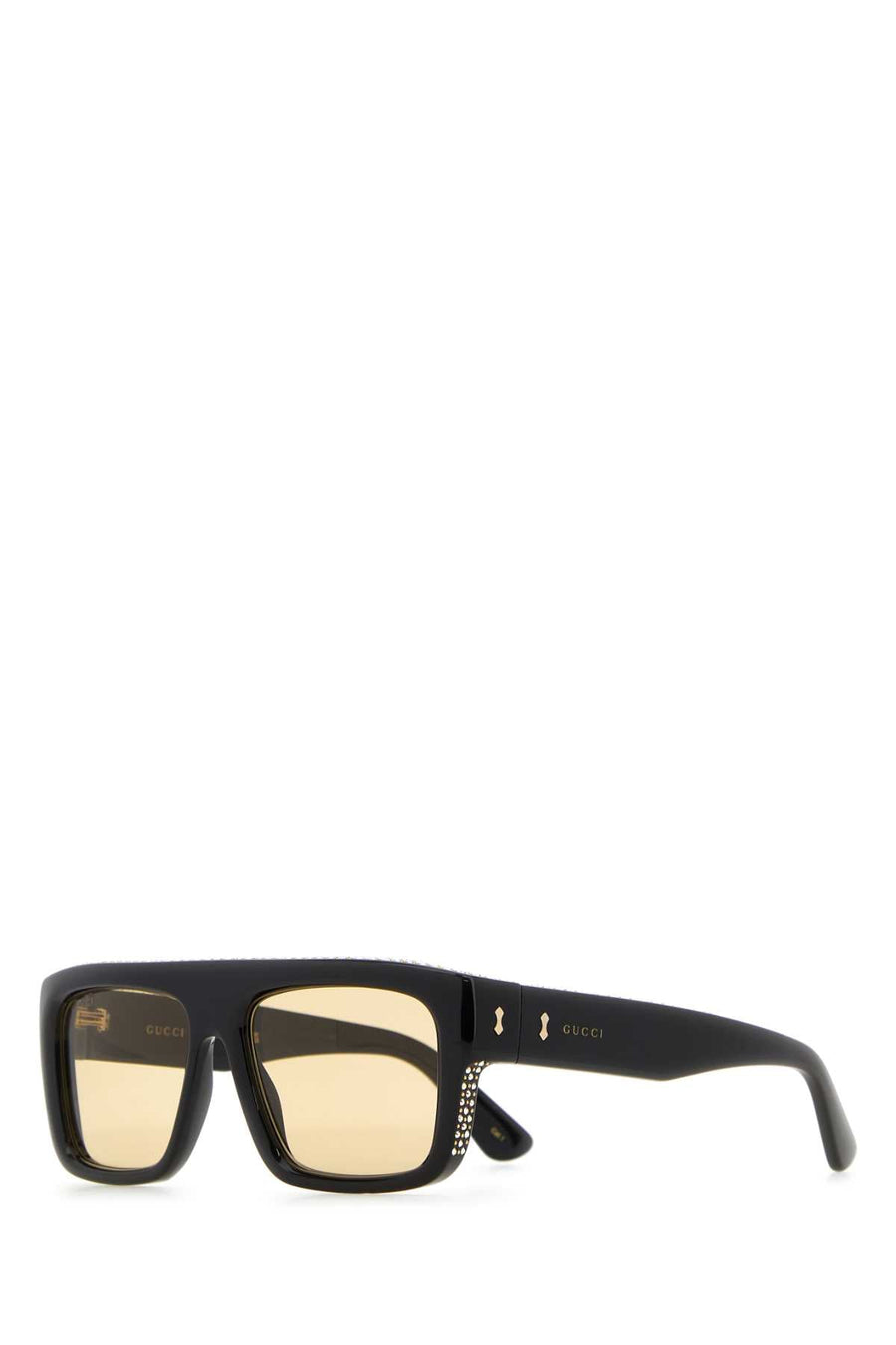 Gucci Black Acetate Sunglasses — Exterior