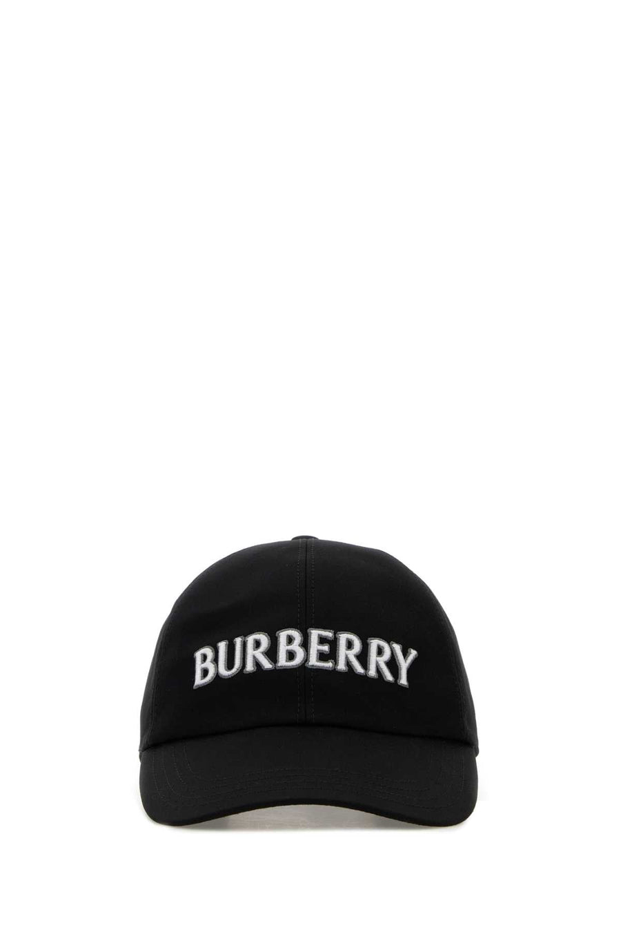 Burberry A:mh Logo-Embroidered Cotton Baseball Cap — Black Caps