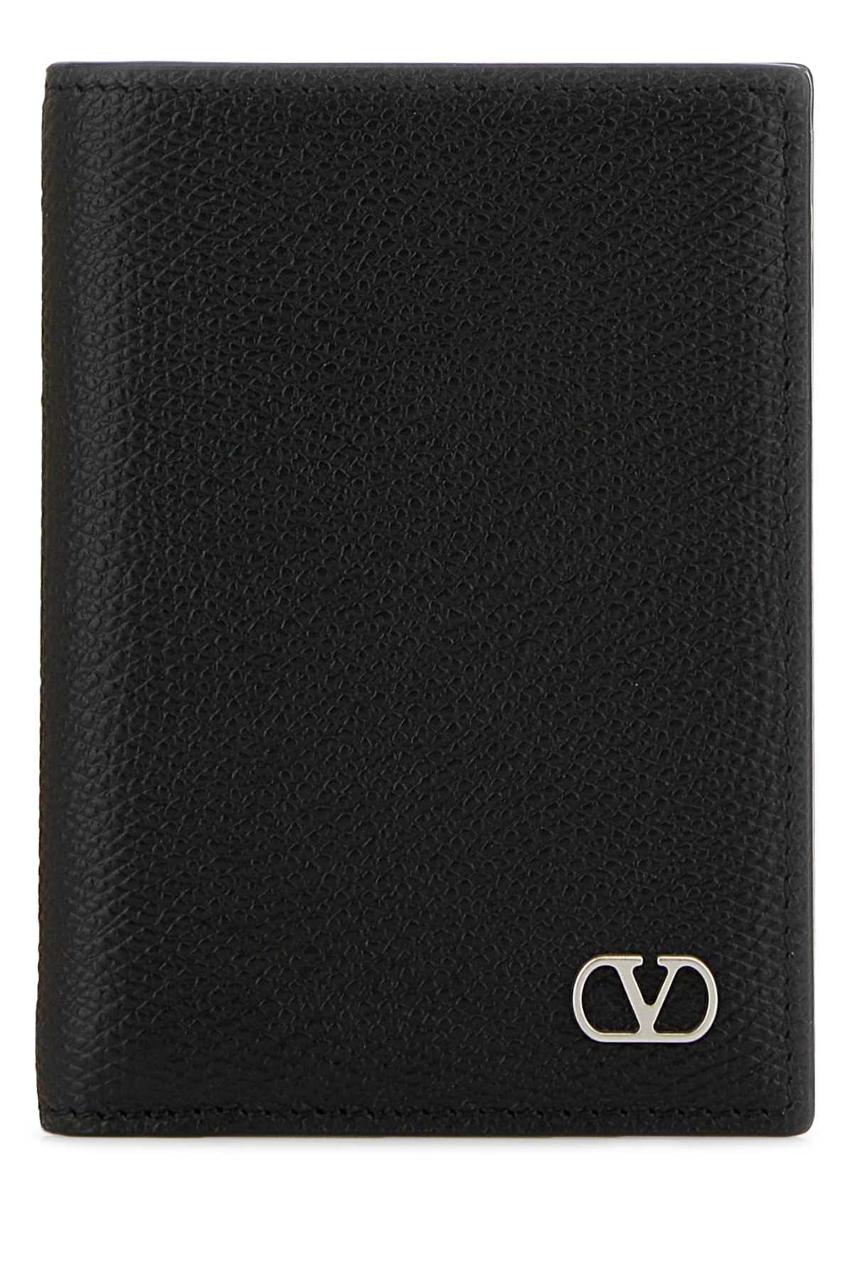 Valentino Garavani Holder Card Case — Black Calf Leather - Bos Taurus Cases