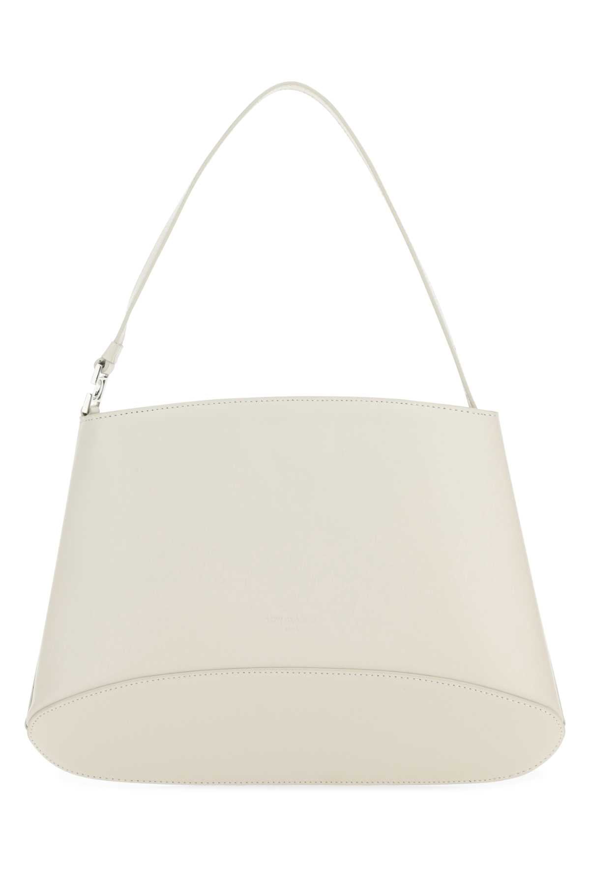 Low Classic Shoulder Bag — White