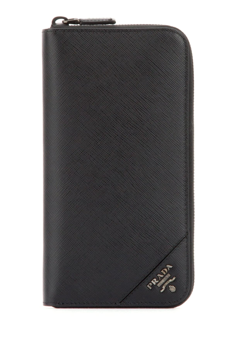 Prada Minuteria Wallet — Black Vitello