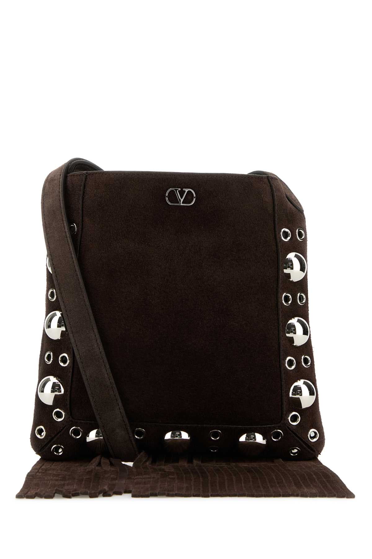 Valentino Garavani Cross Crossbody Bag — Brown