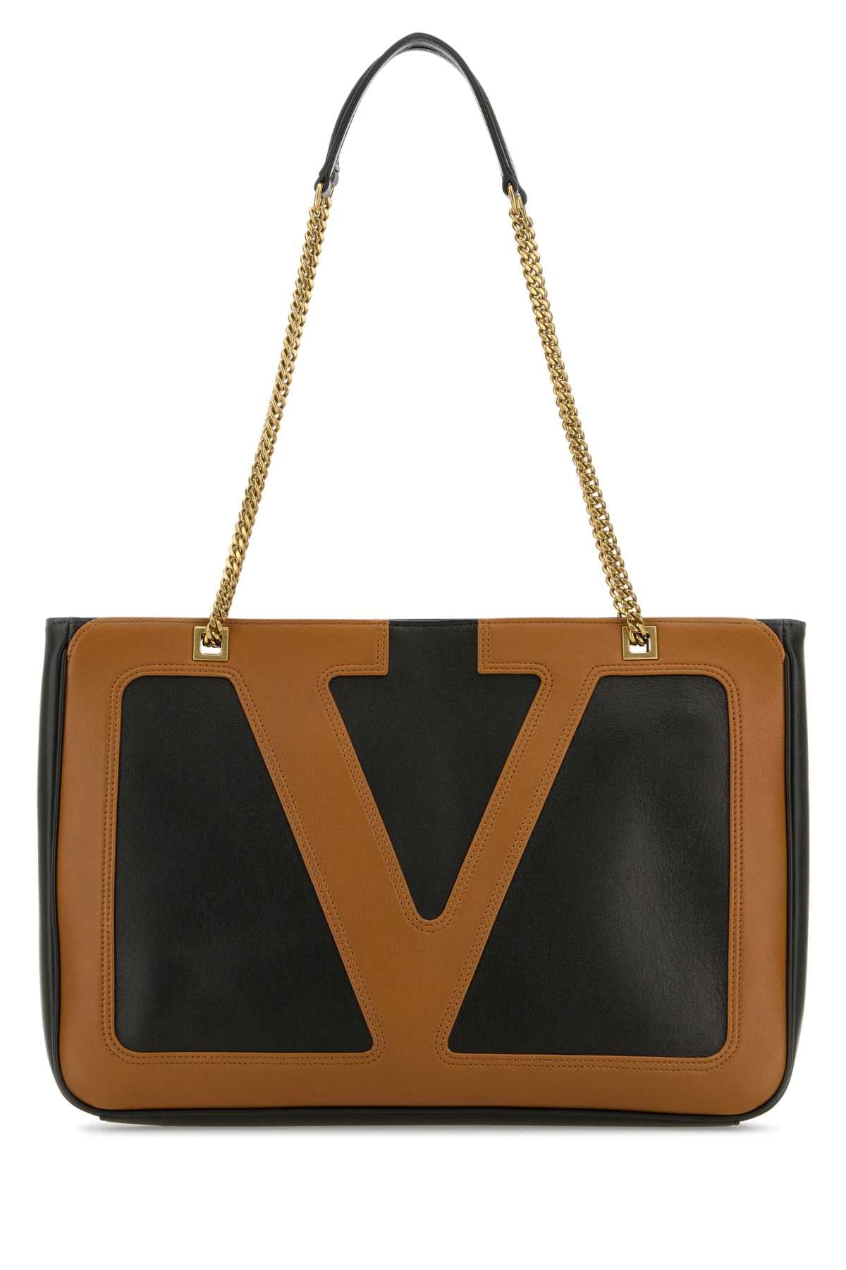 Valentino Garavani Tote Shoulder Bag — Black