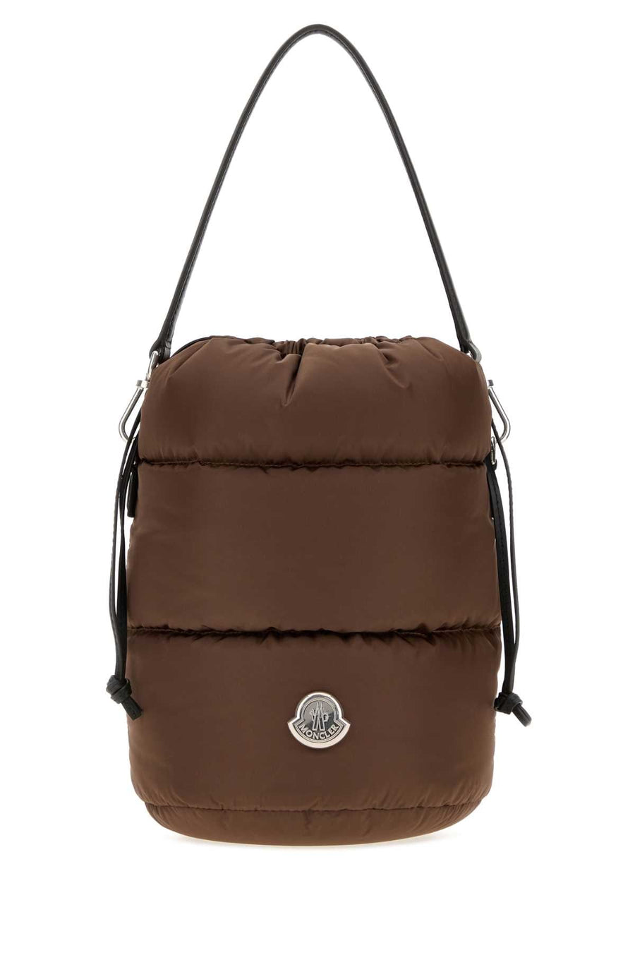 Moncler Caradoc Bucket Bag — Brown
