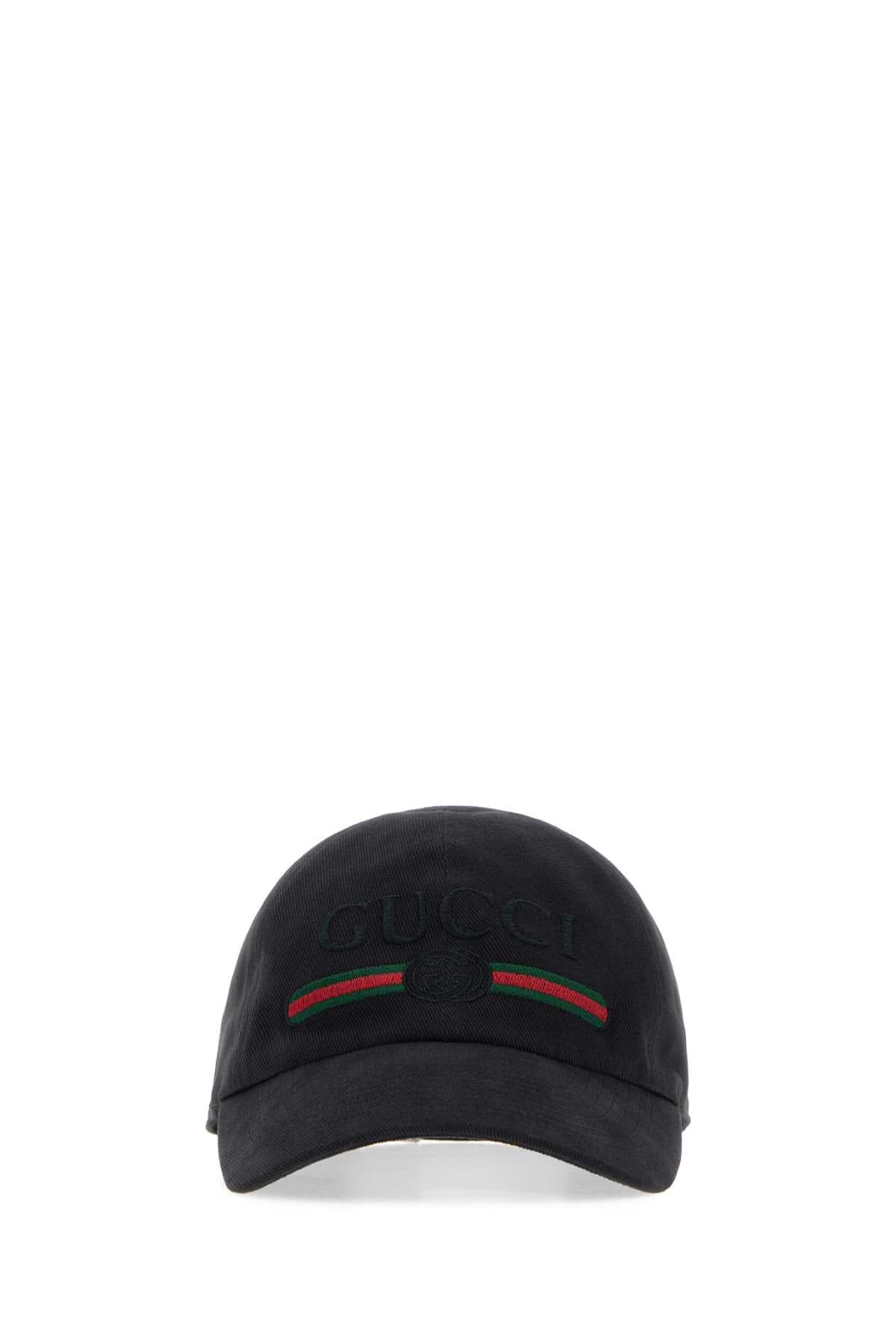 Gucci Hat Baseball Cap — Black Cotton Caps