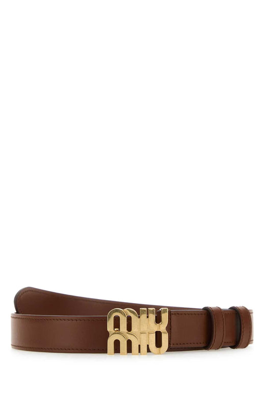 Miu Miu Belt — Brown Vitello