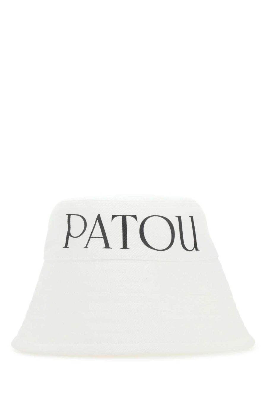 Patou Fascia Canvas Bucket Hat — White Co - Cotton
