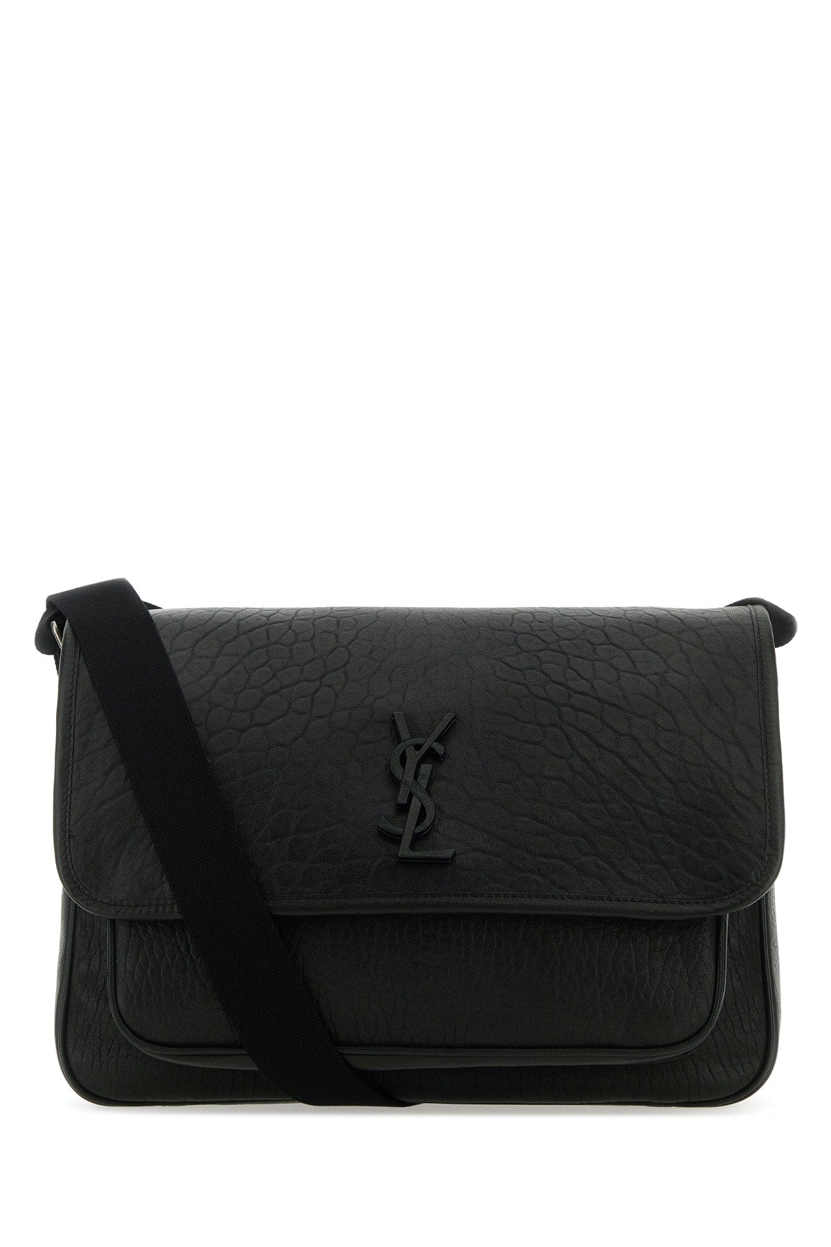Saint Laurent Niki Shoulder Bag — Black Leather