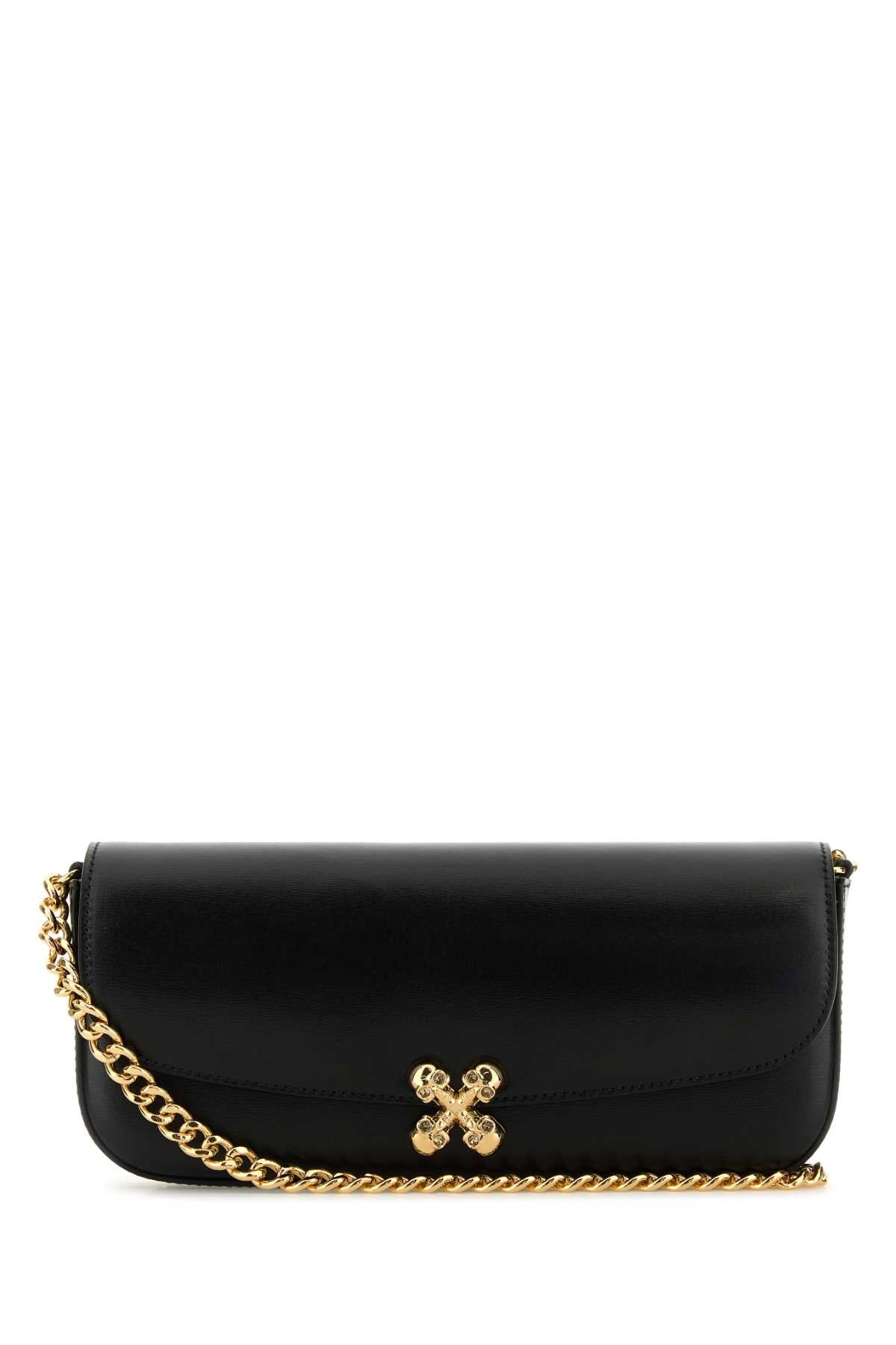 Alexander Mcqueen Flower Crossbody Bag — Black Skull