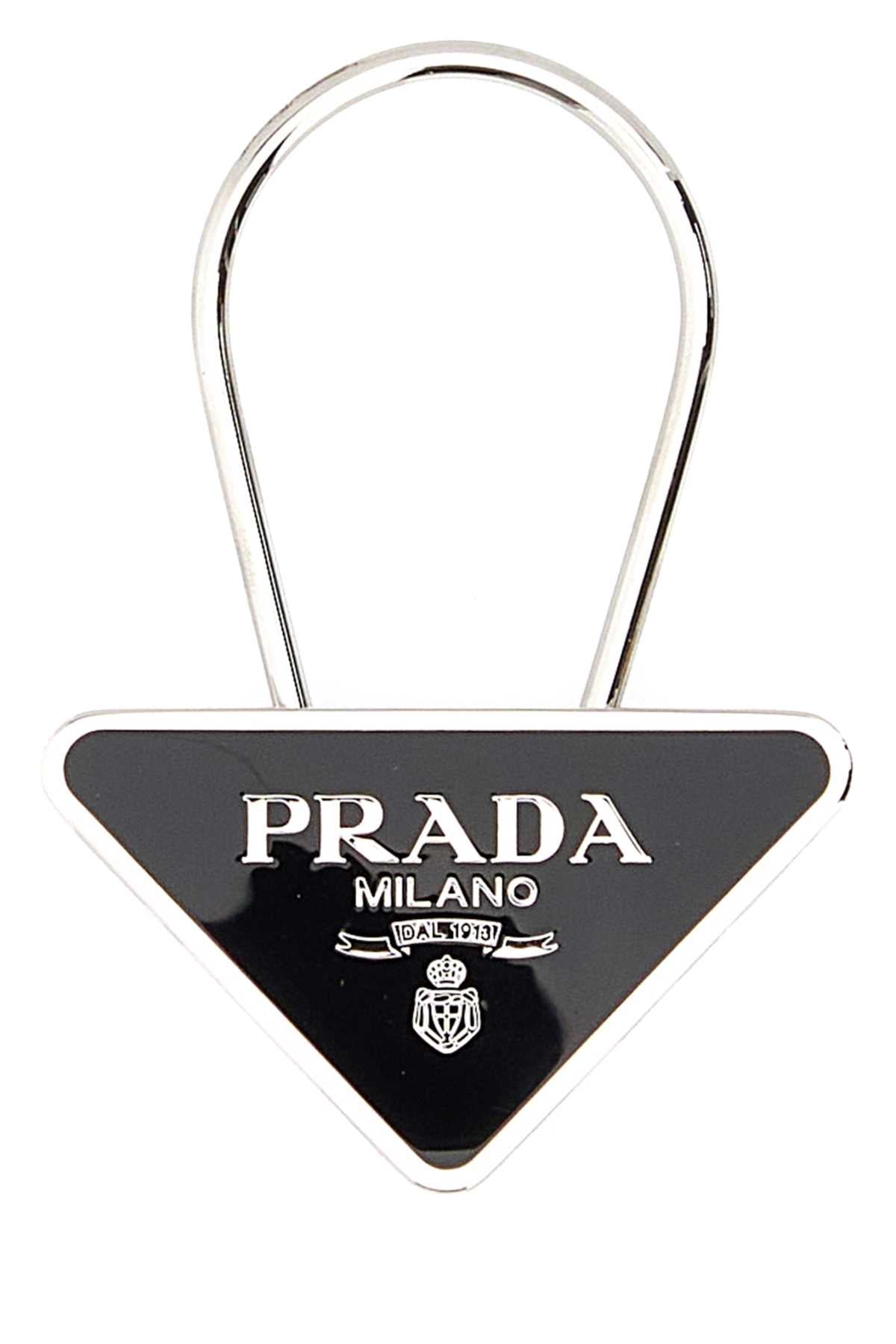 Prada Milano Key Case — Black Keychains