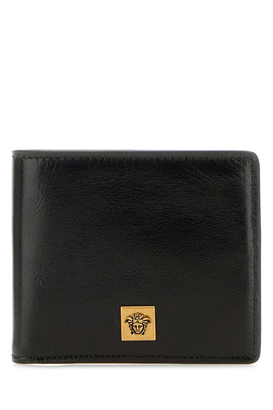 Versace Leather Wallet — Black