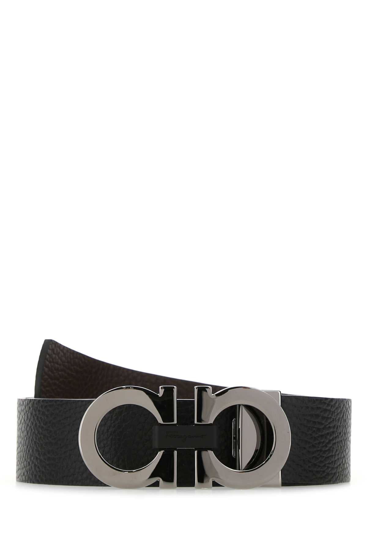 Ferragamo Adjus Belt — Black Calf