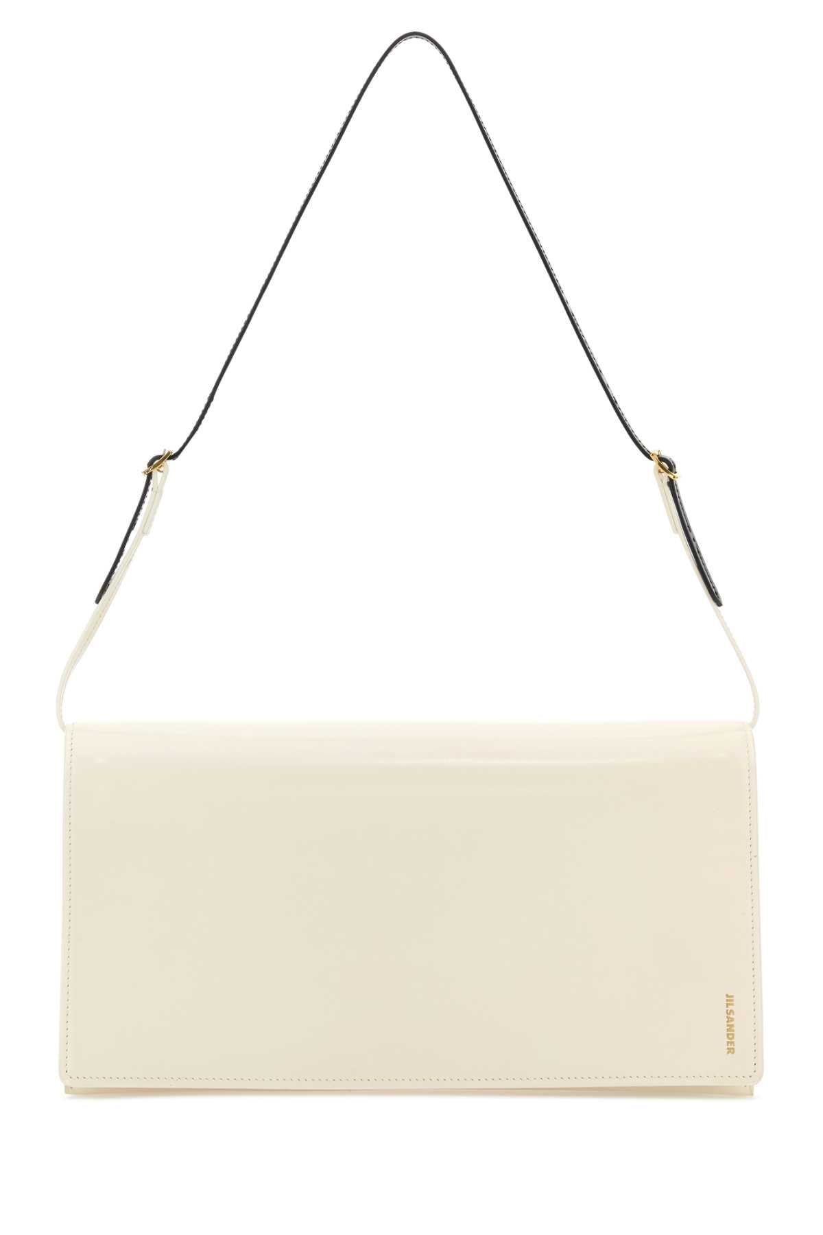 Jil Sander File Shoulder Bag — White