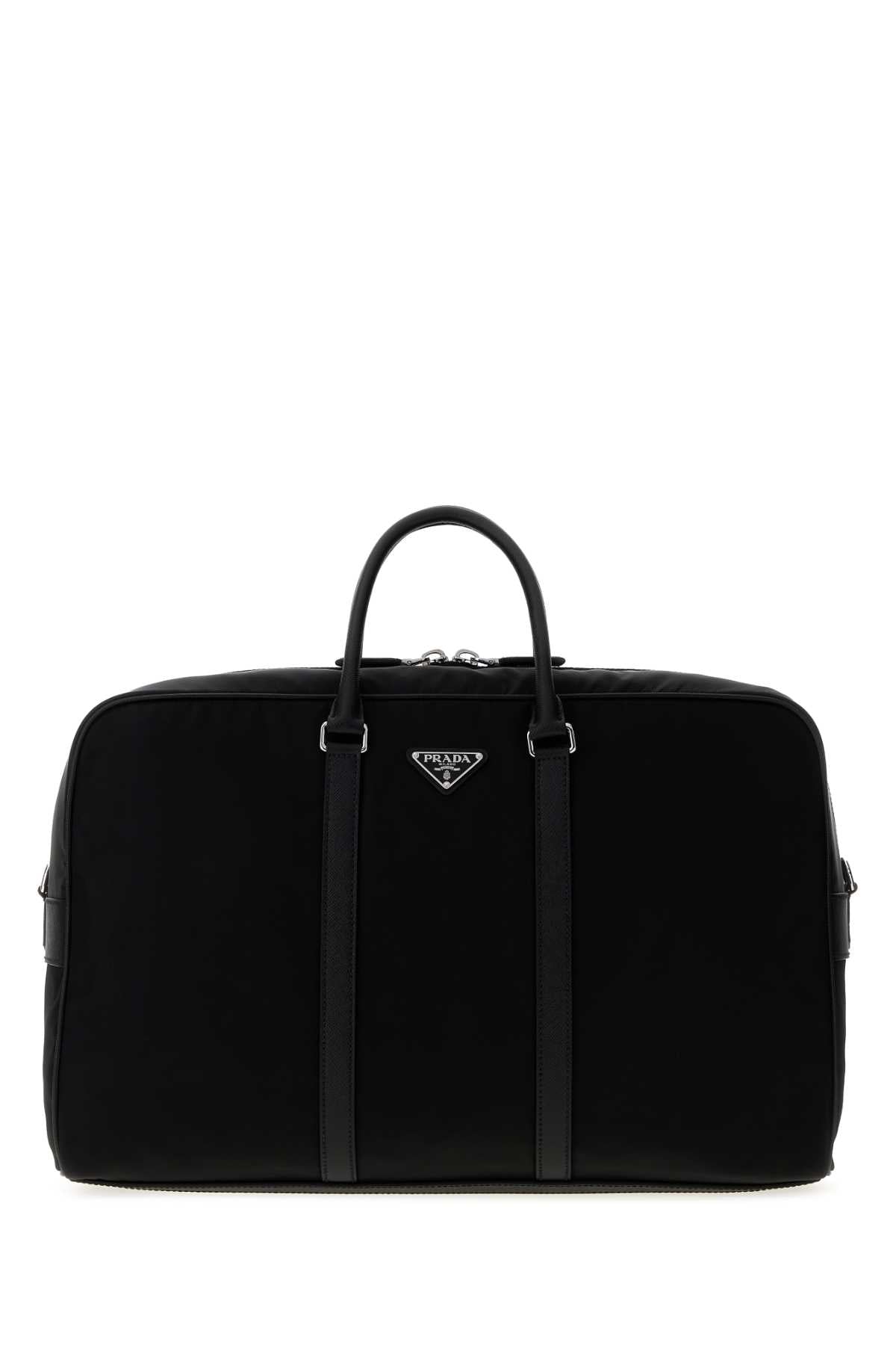 Prada Re-Nylon Travel Bag — Black Top Handle