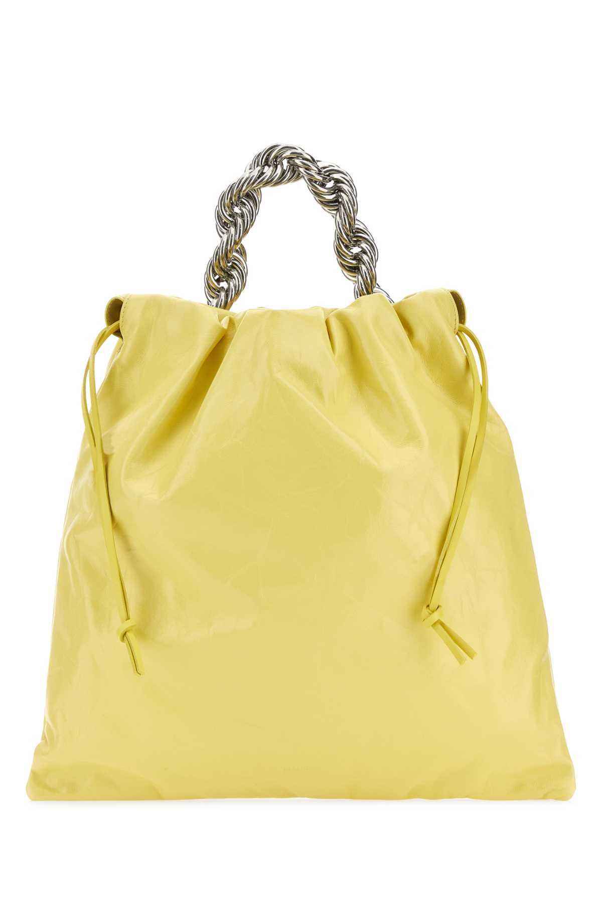 Jil Sander Mano Bucket Bag — Yellow