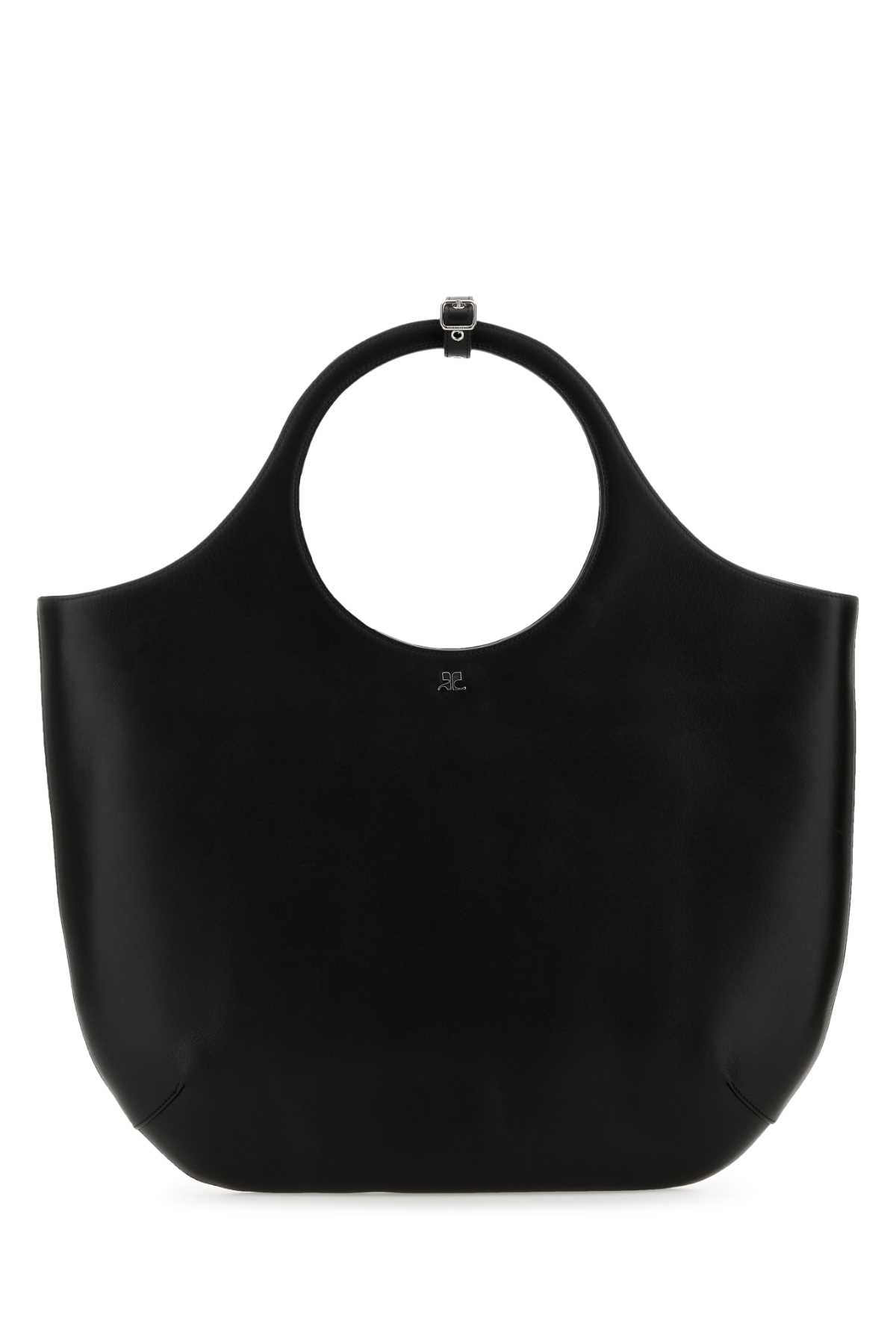 Courrèges Holy Top Handle Bag — Black