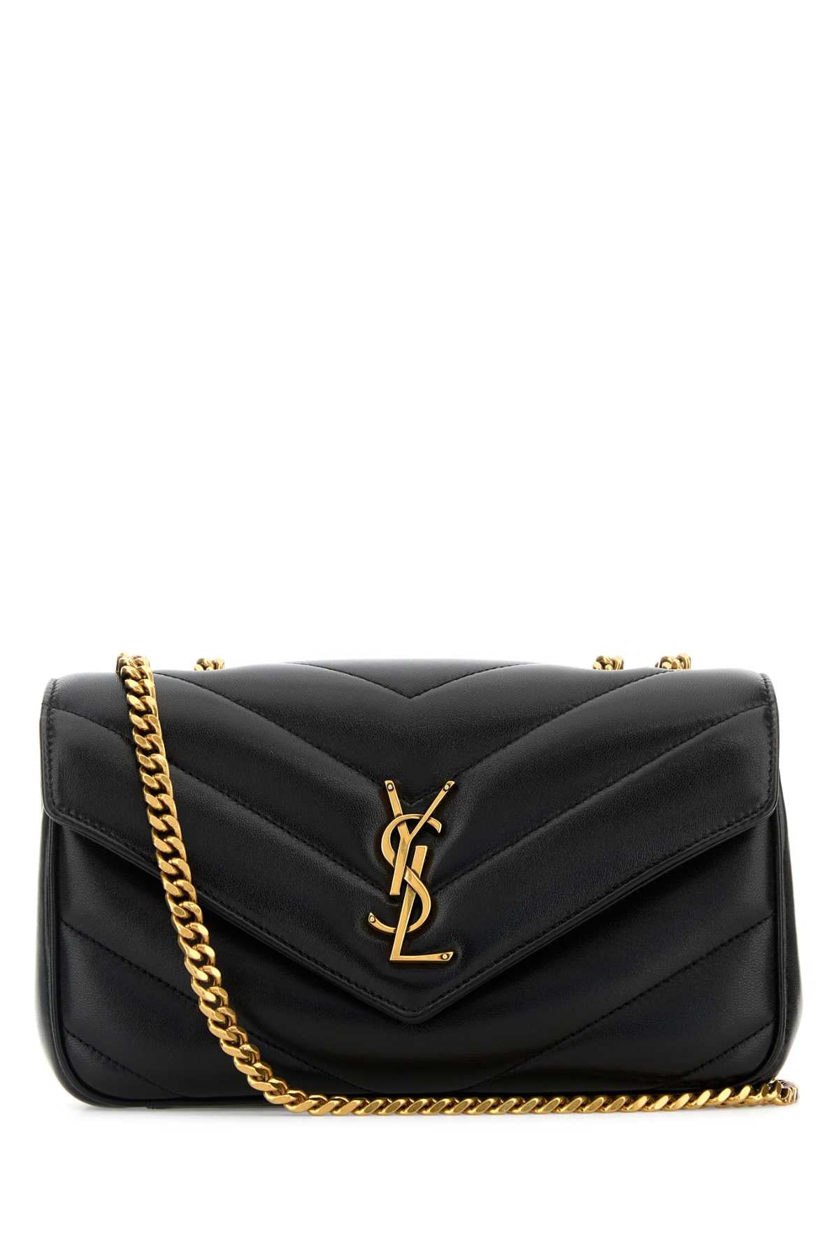 Saint Laurent Loulou Shoulder Bag — Black